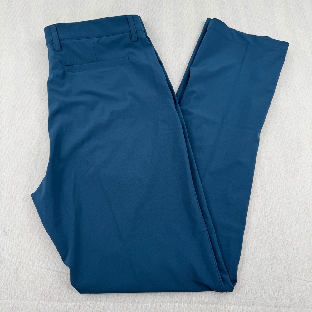 1764 Signature Golf Mens Performance Stretch Pants Blue 34x34 Athleisure Trouser